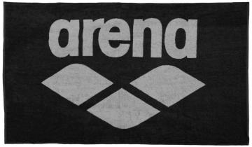 ARENA RĘCZNIK POOL SOFT TOWEL 150 X 90 BLACK GREY